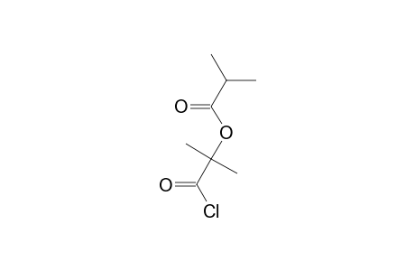 Propanoic acid, 2-methyl-, 2-chloro-1,1-dimethyl-2-oxoethyl ester