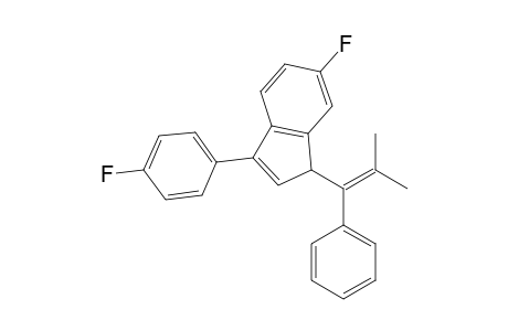6-Fluoro-3-(4-fluorophenyl)-1-(2-methyl-1-phenylprop-1-en-1-yl)-1H-indene