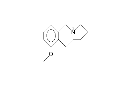 6-Methoxy-1,1-dimethyl-1-azonia-benzo(C)cyclononane cation