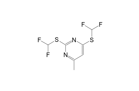 2,4-bis[(difluoromethyl)sulfanyl]-6-methylpyrimidine