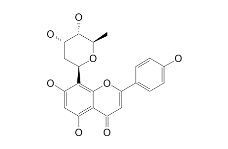 7-DE-O-METHYLACICULATIN;8-C-BETA-D-DIGITOXOPYRANOSYLAPIGENIN