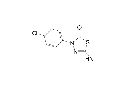 2-Methylamino-4-(4-chlorophenyl)-1,3,4-thiadiazolin-5-one
