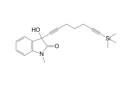 3-Hydroxy-1-methyl-3-(7-(trimethylsilyl)hepta-1,6-diynyl)indolin-2-one