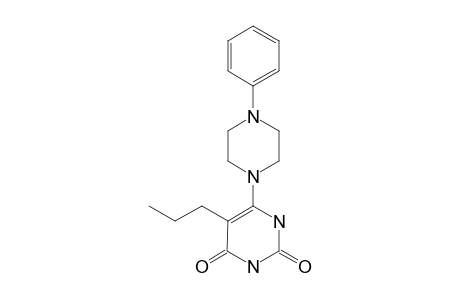 6-(4-PHENYL-1-PIPERAZINYL)-5-(N-PROPYL)-URACIL