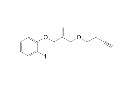 2-Iodophenyl 2-methylene-3-(but-3-ynyloxy)propyl ether