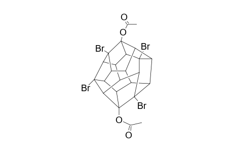 2,7,17,19-Tetrabromoundecacyclo[9.9.0.0(2,9).0(3,7).0(4,20).0(5,18).0(6,16).0(8,15).0(10,14).0(12,19).0(13,17)]icosane-1,16-diyl diacetate
