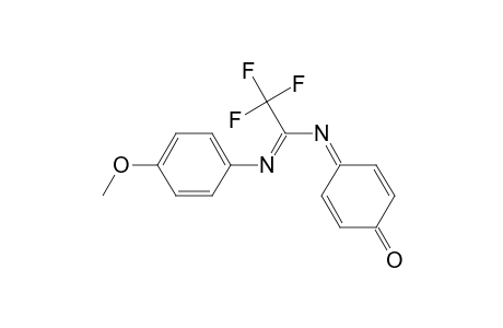 N(1)-(4-Oxo-2,5-cyclohexadien-1-ylidenel)-N(2)-(4-methoxyphenyl)-2,2,2-trifluoroethanimidamide