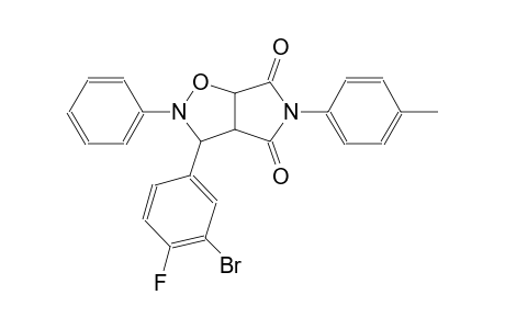 3-(3-bromo-4-fluorophenyl)-5-(4-methylphenyl)-2-phenyldihydro-2H-pyrrolo[3,4-d]isoxazole-4,6(3H,5H)-dione