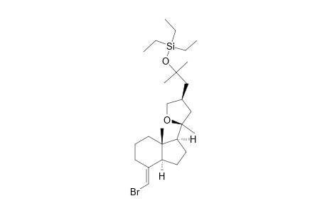 8-E-BROMOMETHYLENE-(20-S,23-S)-EPOXYMETHANO-25-[TRIETHYLSILYL]-OXY]-DES-A,B-CHOLESTA-8-ONE