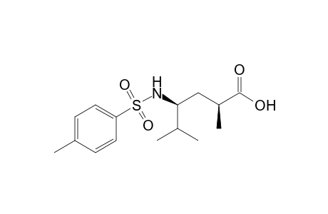 (2S,4S)-2,5-dimethyl-4-(p-tolylsulfonylamino)hexanoic acid