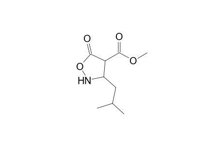 3-(2-Methylpropyl)-5-oxo-4-isoxazolidinecarboxylic acid methyl ester