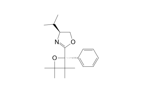 (-)(2'R,4S)-4,5-dihydro-4-isopropyl-2-(3',3',4',4'-tetramethyl-2'-phenyloxetan-2'-yl)oxazol