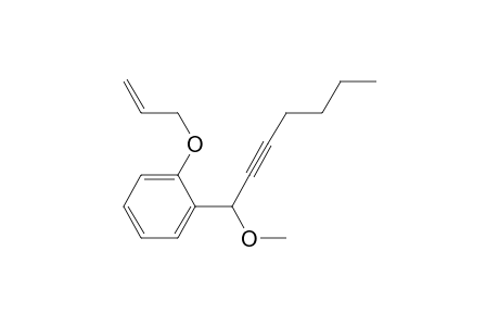 1-Allyloxy-2-(1-methoxyhept-2-ynyl)benzene