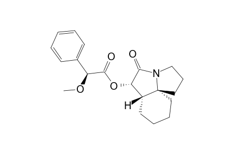 (1S,6aS,10S)-.alpha.-Methoxyoctahydro-2-oxo-2H-cyclohexa[h]pyrroizin-1-ylbenzeneacetic acid ester