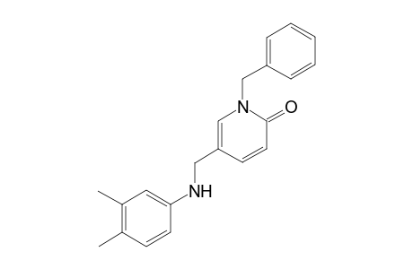 1-Benzyl-5-(((3,4-dimethylphenyl)amino)methyl)pyridin-2(1H)-one