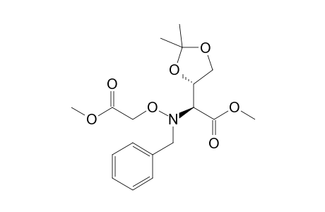 (2S)-2-[(4S)-2,2-dimethyl-1,3-dioxolan-4-yl]-2-[(2-methoxy-2-oxoethoxy)-(phenylmethyl)amino]acetic acid methyl ester