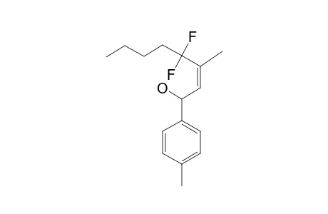 (Z)-4,4-DIFLUORO-3-METHYL-1-(4-METHYLPHENYL)-OCT-2-EN-1-OL