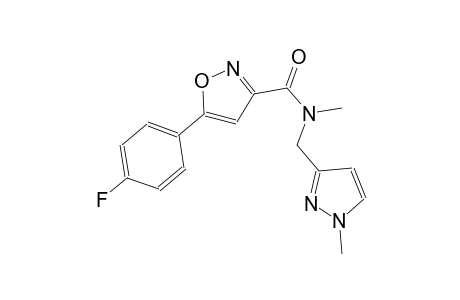 3-isoxazolecarboxamide, 5-(4-fluorophenyl)-N-methyl-N-[(1-methyl-1H-pyrazol-3-yl)methyl]-