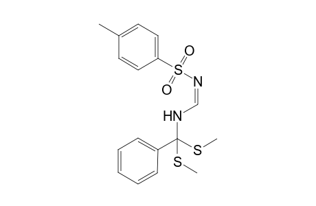 N'-[bis(methylsulfanyl)-phenyl-methyl]-N-(4-methylphenyl)sulfonyl-methanimidamide