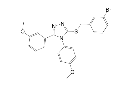3-[(3-bromobenzyl)sulfanyl]-5-(3-methoxyphenyl)-4-(4-methoxyphenyl)-4H-1,2,4-triazole