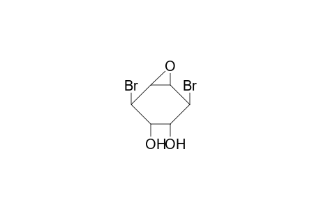 2,5-Dibromo-(1a,2a,3b,4b,5a,6A)-7-oxa-bicyclo(4.1.0)heptane-3,4-diol