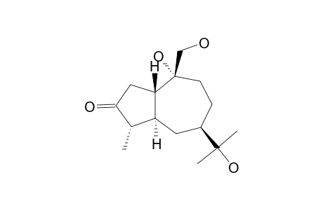 (1S,4S,5R,7R,10R)-10,11,14-TRIHYDROXY-GUAI-3-ONE