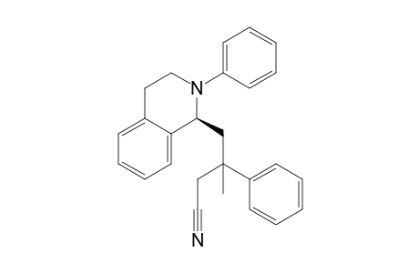 3-methyl-3-phenyl-4-[(1S)-2-phenyl-3,4-dihydro-1H-isoquinolin-1-yl]butanenitrile