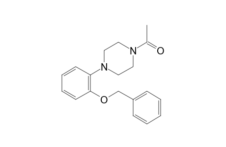 1-(2-Benzyloxy-phenyl)-piperazine, N-acetyl-