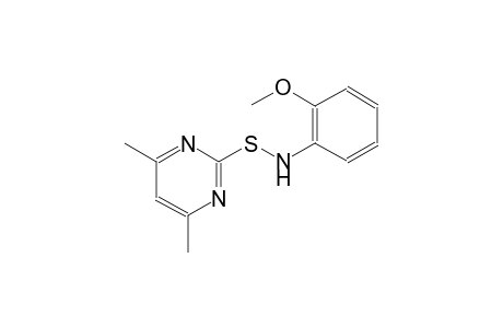2-pyrimidinesulfenamide, (2-methoxyphenyl)-4,6-dimethyl-