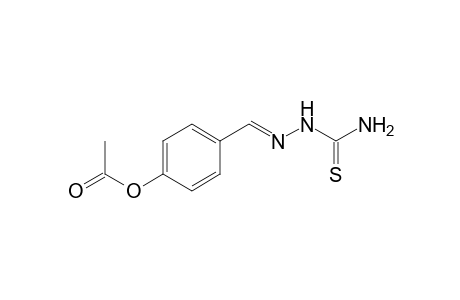4-((E)-[2-(Aminocarbothioyl)hydrazono]methyl)phenyl acetate