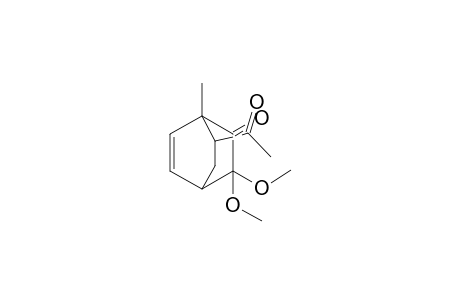 7-Acetyl-3,3-dimethoxy-1-methylbicyclo[2.2.2]oct-5-ene-2-one