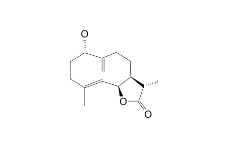 (3S,3aS,7S,10E,11aR)-7-hydroxy-3,10-dimethyl-6-methylidene-3,3a,4,5,7,8,9,11a-octahydrocyclodeca[d]furan-2-one