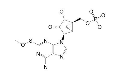 (1'S,2'R,3'S,4'R,5'S)-4-(6-AMINO-2-METHYLTHIOOXY-9H-PURIN-9-YL)-1-[PHOSPHORYLOXYMETHYL]-BICYCLO-[3.1.0]-HEXANE-2,3-DIOL