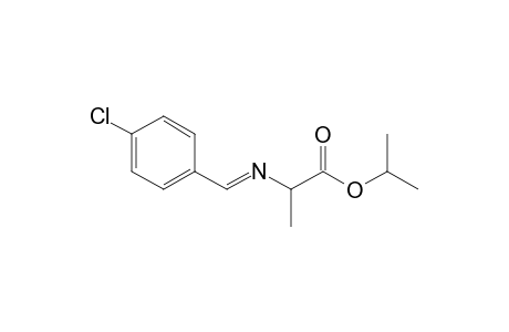 Isopropyl 2-{[1'-(4"-chlorophenyl)methylidene]amino}propanoate