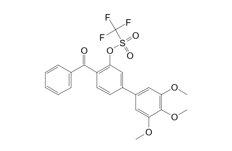 4-Benzoyl-3',4',5'-trimethoxybiphenyl-3-yl Trifluoromethanesulfonate