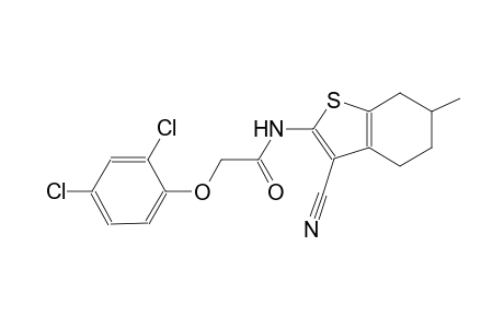 N-(3-cyano-6-methyl-4,5,6,7-tetrahydro-1-benzothien-2-yl)-2-(2,4-dichlorophenoxy)acetamide