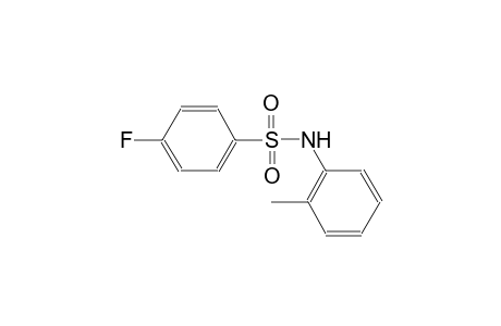 4-fluoro-N-(2-methylphenyl)benzenesulfonamide