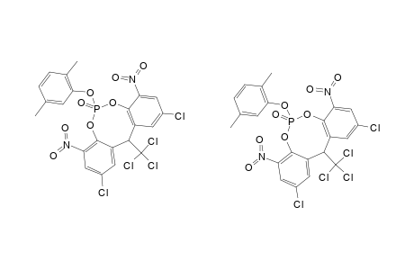 6-(2,5-DIMETHYLPHENOXY)-2,10-DICHLORO-4,8-DINITRO-12-TRICHLOROMETHYL-12H-DIBENZO-[D,G]-[1,3,2]-DIOXAPHOSPHOCIN-6-OXIDE
