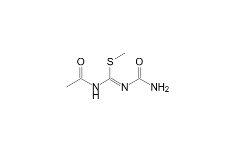 N-Carbamoyl-N'-acetyl-S-methylisothiourea