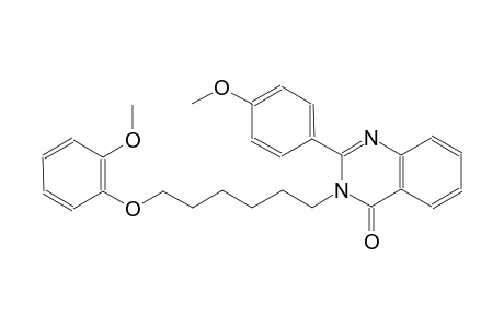 3-[6-(2-methoxyphenoxy)hexyl]-2-(4-methoxyphenyl)-4(3H)-quinazolinone