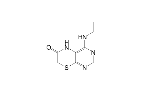 5H-Pyrimido[4,5-b][1,4]thiazin-6(7H)-one, 4-(ethylamino)-