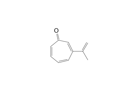 2,4,6-Cycloheptatrien-1-one, 3-(1-methylethenyl)-