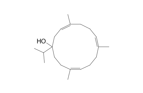 (3e,7e,11e)-1-hydroxy-1-isopropyl-4,8,12-trimethylcyclotetradecatriene
