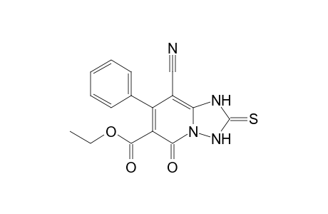 2-(Ethoxycarbonyl)-3-phenyl-4-cyano-(1,2,4)-triazolo[2,3-a]pyridin-7-thione