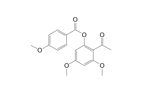 (2-acetyl-3,5-dimethoxy-phenyl) 4-methoxybenzoate