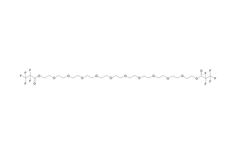 2-[2-[2-[2-[2-[2-[2-[2-[2-[2-[2-(2,2,3,3,3-Pentafluoropropanoyl)oxyethoxy]ethoxy]ethoxy]ethoxy]ethoxy]ethoxy]ethoxy]ethoxy]ethoxy]ethoxy]ethyl 2,2,3,3,3-pentafluoropropanoate