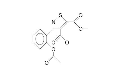 3-(2-Acetoxy-phenyl)-isothiazole-4,5-dicarboxylic acid, dimethyl ester