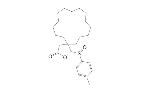 1-(p-Tolylsulfinyl)-2-oxaspiro[4.14]nonadecan-3-one