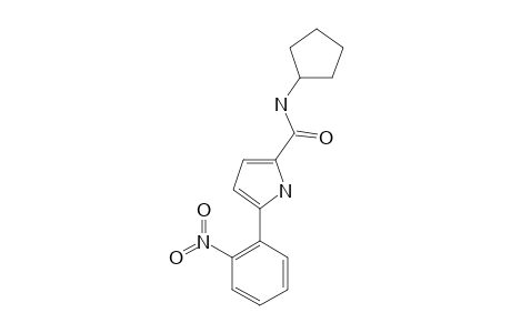5-(2-NITROPHENYL)-1H-PYRROLE-2-N-CYCLOPENTYL-CARBOXAMIDE