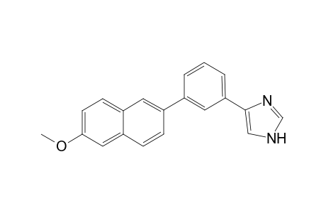 6-Methoxy-2-[3'-(4"-imidazolyl)phenyl]naphtahlene